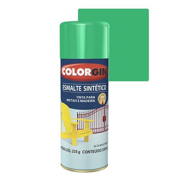SPRAY VERDE CLARO ESMALTE SINTÉTICO BRILHANTE 743 COLORGIN UNIDADE