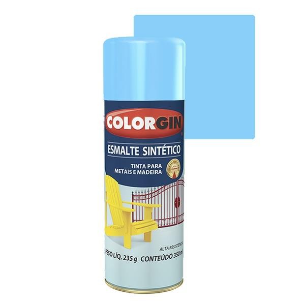 SPRAY AZUL CEU ESMALTE SINTÉTICO BRILHANTE COLORGIN UNIDADE