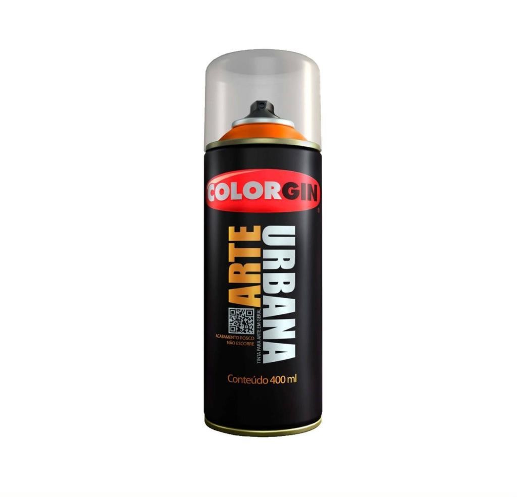 SPRAY LARANJA ARTE URBANA 900 COLORGIN UNIDADE