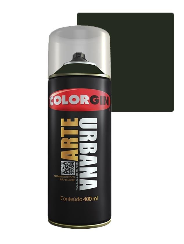 SPRAY VERDE FOLHA ARTE URBANA 986 COLORGIN UNIDADE