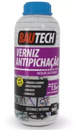 VERNIZ ANTIPICHACAO 900ML BAUTECH - UN