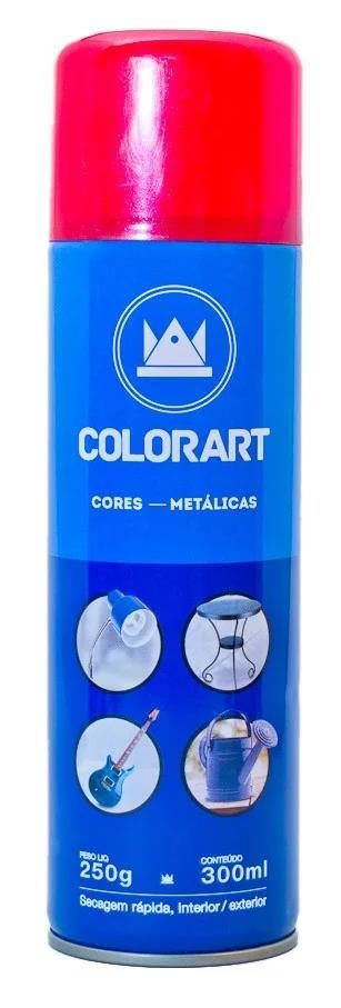 SPRAY VERMELHO METÁLICO 61562 - COLORART