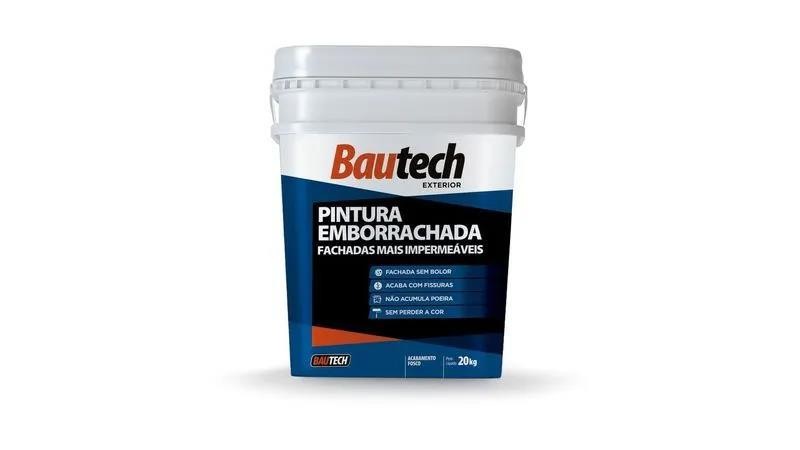 BAUTECH PINTURA EMBORRACHADA BRANCA - 20KG
