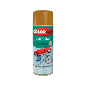 SPRAY MARROM BARROCO BRILHANTE USO GERAL 55271 COLORGIN UNIDADE