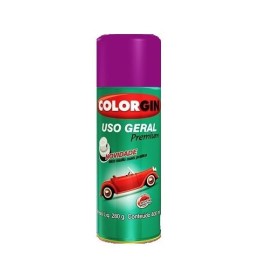 SPRAY ROXO DAKAR BRILANTE USO GERAL 56011 COLORGIN UNIDADE