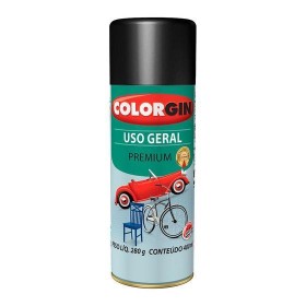 SPRAY PRETO RÁPIDO BRILHANTE USO GERAL 52001 GOLORGIN UNIDADE