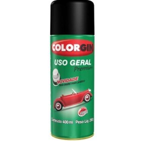 SPRAY PRETO FOSCO USO GERAL 54001 COLORGIN UNIDADE