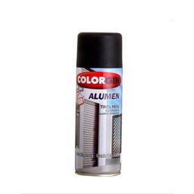 SPRAY PRETO FOSCO ALUMEN 773 COLORGIN UNIDADE