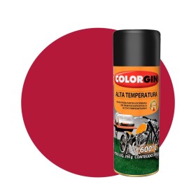 SPRAY VERMELHO FOSCO ALTA TEMPERATURA 5725 COLORGIN UNIDADE