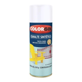 SPRAY BRANCO FOSCO ESMALTE SINTÉTICO 747  COLORGIN UNIDADE