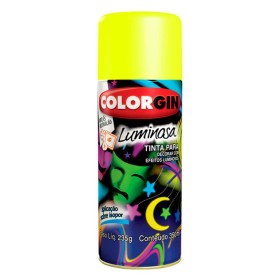 SPRAY AMARELO LUMINOSO FOSCO 756 COLORGIN  UNIDADE