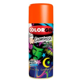 SPRAY LARANJA LUMINOSO FOSCO 759 COLORGIN UNIDADE
