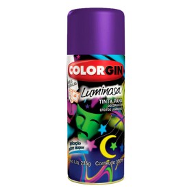 SPRAY VIOLETA LUMINOSO FOSCO 761 COLORGIN UNIDADE