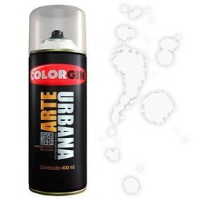SPRAY BRANCO TRANSLUCIDO ARTE URBANA 969 COLORGIN UNIDADE
