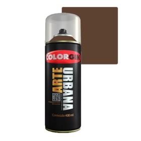 SPRAY MARROM TABACO ARTE URBANA 930 COLORGIN UNIDADE