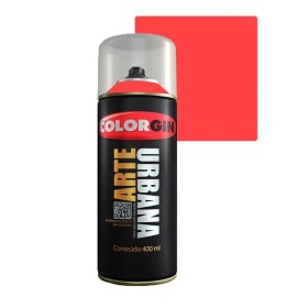 SPRAY VERMELHO CEREJA ARTE URBANA 973 COLORGIN UNIDADE