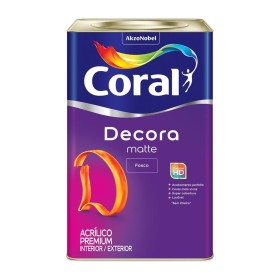 ACRILICO BRANCO FOSCO DECORA CORAL  18L
