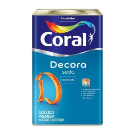 ACRILICO BRANCO ACETINADO ACABAMENTO DE SEDA CORAL 18L