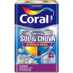 ACRILICO BRANCO FOSCO TOTAL SOL E CHUVA CORAL 18L