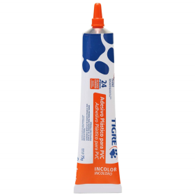 ADESIVO PVC BISNAGA TIGRE - 75GR