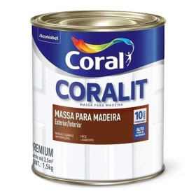 MASSA PARA MADEIRA CORAL - 900ML