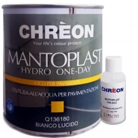 KIT PISO BRANCO ACETINADO MANTOPLAST HYDRO LECHLER - 750ML