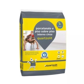 ARGAMASSA PORC PISO INTERNO CINZA QUARTZOLIT - 20KG