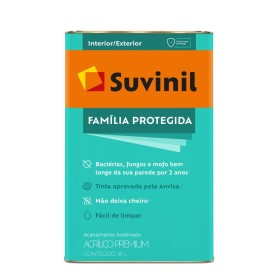 ACRILICO BRANCO NEVE ACETINADO FAMILIA PROTEGIDA SUVINIL  18L