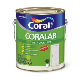 ACRILICO BRANCO FOSCO CORALAR ECONOMICA 3.6L